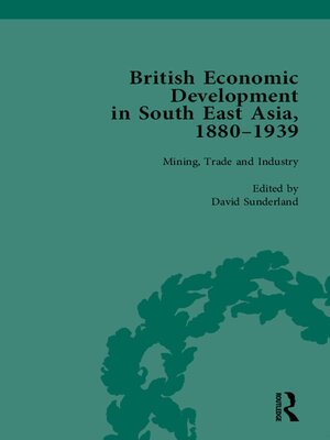 cover image of British Economic Development in South East Asia, 1880-1939, Volume 2